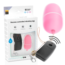 Online - Oeuf Vibrant Avec Télécommande Rose